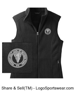 Eddie Bauer Ladies Full-zip Fleece Vest Design Zoom